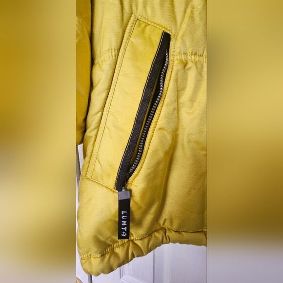 LUHTA Yellow and Black Men's Ski Jacket - Picture 3 of 12